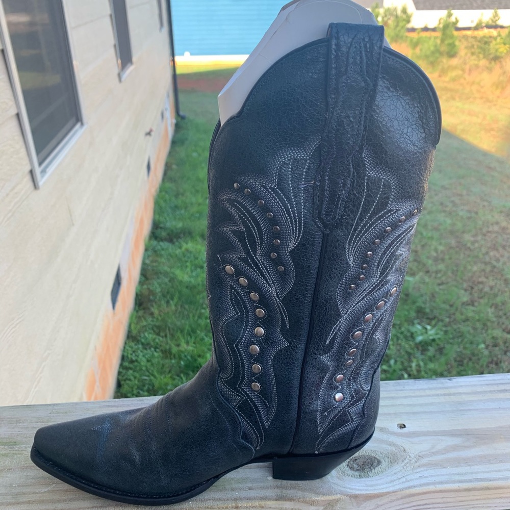 Dan Post Carisma Studded Shaft Cowgirl boots